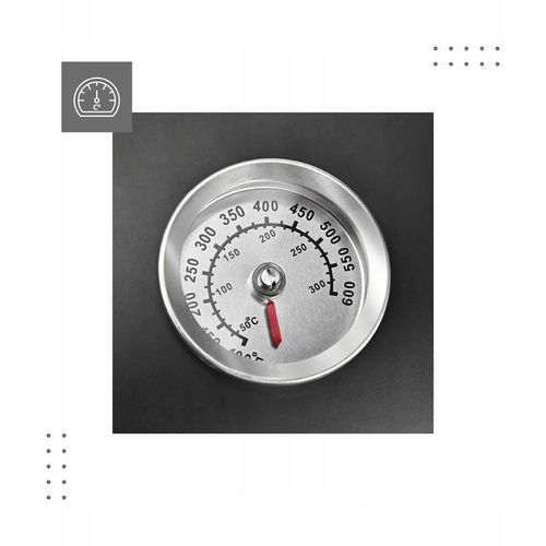 GRILL WĘGLOWY OGRODOWY WĘDZARNIA MARK ADLER ROAST 7.0 NA KÓŁKACH TERMOMETR na Arena.pl