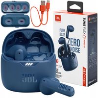 SŁUCHAWKI BEZPRZEWODOWE JBL TUNE FLEX DOUSZNE ANC 4 MIKROFONY BLUETOOTH