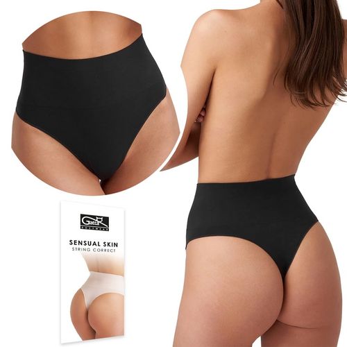 GATTA STRING CORRECT stringi z wysokim stanem majtki WYSZCZUPLAJĄCE - L na Arena.pl