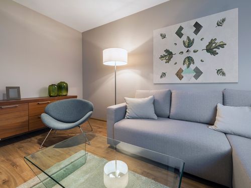 42101 Obraz na płótnie LIŚCIE KOMPOZYCJA GEOMETRYCZNY na Arena.pl