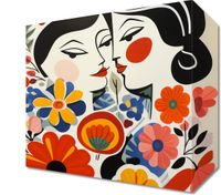 Obraz 20x20cm Kwiatowy Romans