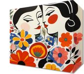 Obraz 20x20cm Kwiatowy Romans