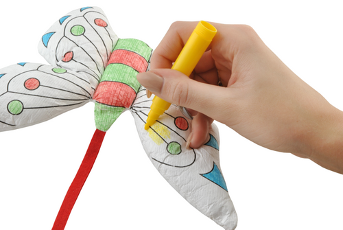 Maskotka do malowania - motylek na Arena.pl