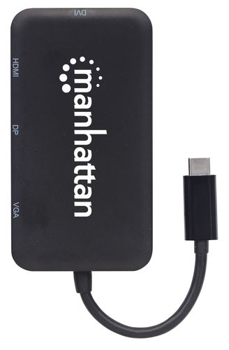 Adapter Manhattan AV USB-C na HDMI/DP/DVI/VGA 4K60Hz 152600 na Arena.pl