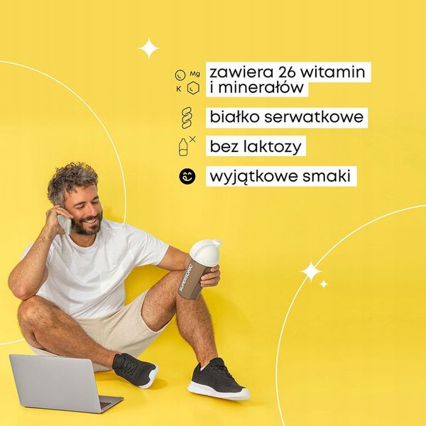 Posiłek SUPERSONIC Smart Meal WPC Zamiennik Posiłku w Proszku + KREM GRATIS zdjęcie 15