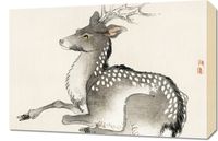 Obraz 60x40cm Elk, Kōno Bairei Japoński Vintage do Salonu