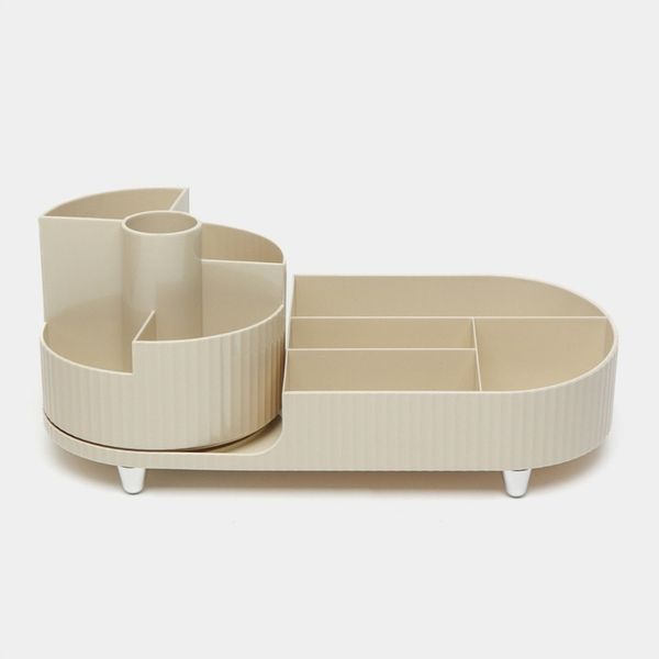 Organizer obrotowy biurowy i kosmetyczny kuferek elegancki pojemnik zdjęcie 15