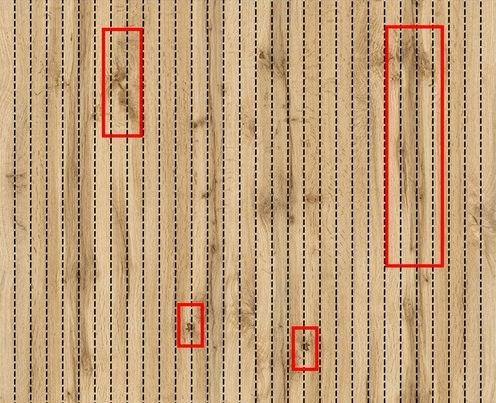 LAMELE NA PŁYCIE 46x275 ŚCIENNE PANELE AKUSTYCZNE DĄB NATURALNY WOTAN INNE na Arena.pl