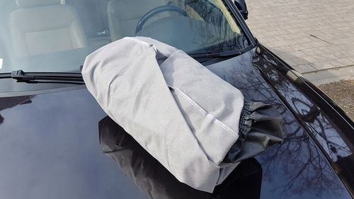 POKROWIEC NA SAMOCHÓD 3 WARSTWY r. M hatchback 410-440cm PLANDEKA NA AUTO na Arena.pl