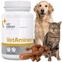 Preparat dla psów i kotów witaminy minerał Vet Expert Vetaminex 60 kapsułek