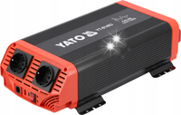 YATO PRZETWORNICA NAPIĘCIA PRĄDU STAŁEGO 12/230V 1000W USB-C CZYSTY SINUS