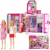 ZESTAW GARDEROBA BARBIE LALKA 36 AKCESORIÓW