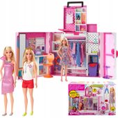 ZESTAW GARDEROBA BARBIE LALKA 36 AKCESORIÓW
