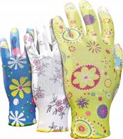 rękawice ogrodowe / kolorowe / rozmiar: 6 - xs / rgarden-pu_6