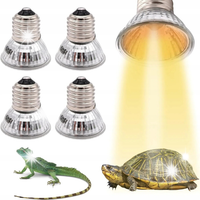 TURTLE HEATING LAMP BULBS HEATING LAMP na 4 UVA UVB FOR REPTILE TERRARIUM