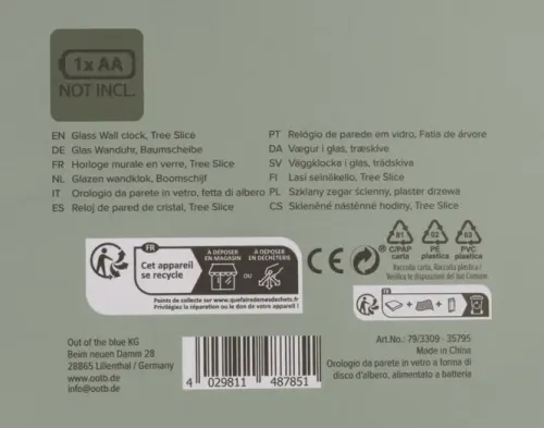 Zegar Ścienny Plaster Drewna - Naturalny Akcent do Wnętrza na Arena.pl