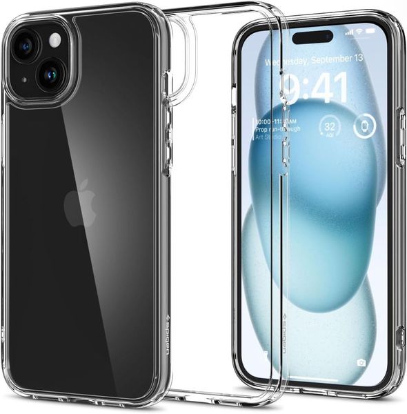 SPIGEN ULTRA HYBRID IPHONE 15 CRYSTAL CLEAR zdjęcie 1