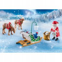 PLAYMOBIL ŚWIETA SANIE ŚWIĘTEGO MIKOŁAJA Z RENIFERAMI 9496