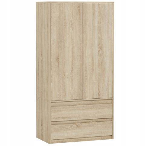 Szafa garderoba 90cm 2d 2sz sonoma B-9 na Arena.pl