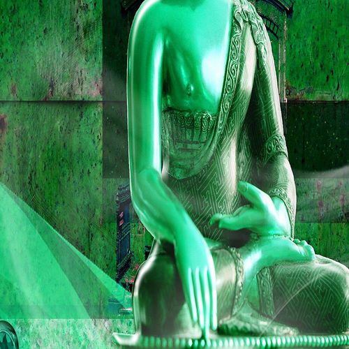 Deco Panel, Budda na geometrycznym tle 2 60x40 na Arena.pl