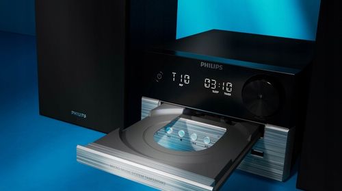 Mikrowieża Bass Reflex 20W Bluetooth 5.4 FM CD MP3 USB Philips na Arena.pl