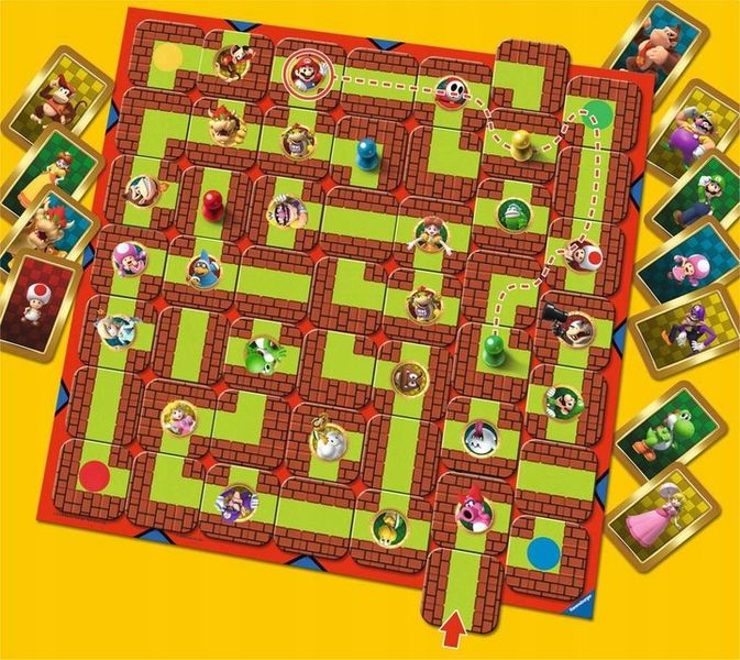 Gra Planszowa Labyrinth Super Mario Ravensburger Labirynt zdjęcie 6
