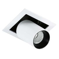 LAMPA sufitowa MERCANTA GL71171/1-2W 4000K WH+BL Italux regulowana OPRAWA LED 12W oczko wpust metalowy biały