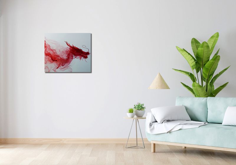 Obraz 60x50cm Smoczy Wzlot zdjęcie 2