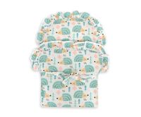 Becik dla lalek otulacz wiązany - jeżyki miętowe