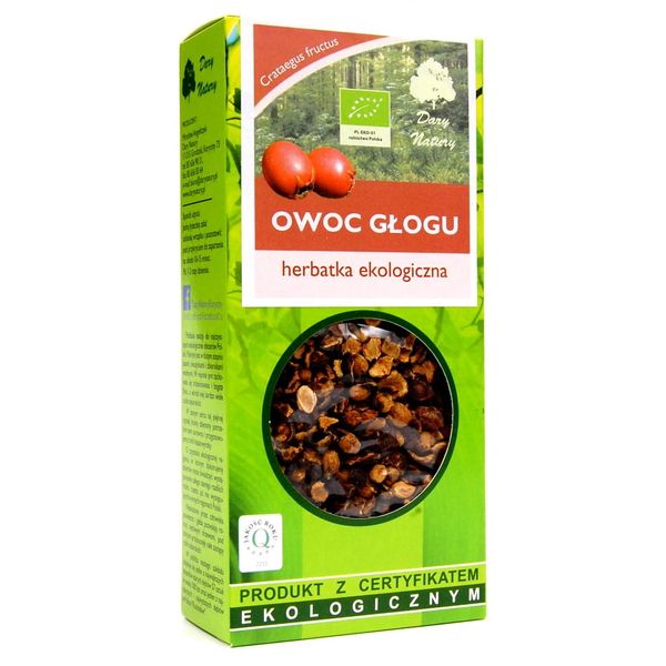 Herbatka ekologiczna Owoc Głogu 100g zdjęcie 1