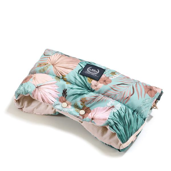 La Millou : Mufka BOHO PALMS SMOKE ROSE zdjęcie 1