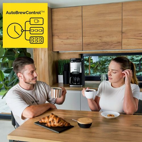 Ekspres przelewowy do kawy z Młynkiem żarnowym Yoer 1520W 1,5L na Arena.pl