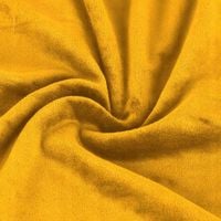 Pokrowiec Na Krzesło Skandynawskie Musztardowy Welur Elastyczny