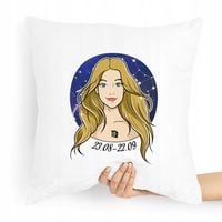 Poduszka Prezent Znaki Zodiaku Zodiakara Panna Z Nadrukiem Ze Zdjęciem