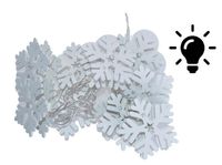 Łańcuch ledowy drewniany