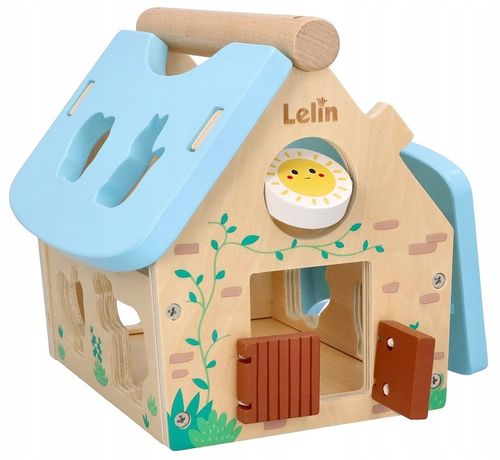 Obora drewniana Zwierzątka z farmy Sorter Zabawka dla rocznego dziecka na Arena.pl