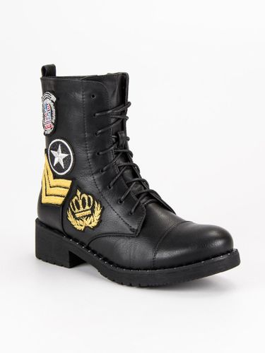 CZARNE MILITARNE BOTKI Rozmiar - 41 na Arena.pl