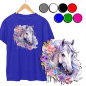 KOSZULKA DZIECIĘCA T-SHIRT Z NADRUKIEM - KOŃ KONIE KONIK - XL 158-164