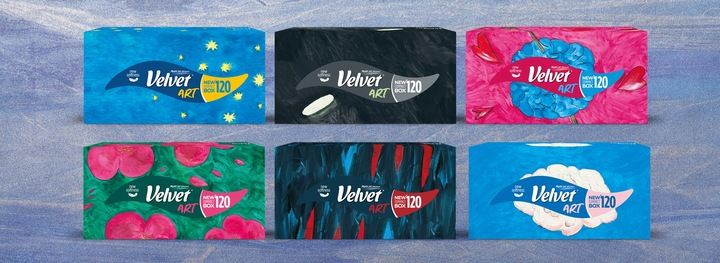 Velvet chusteczki Art 8 opakowań zdjęcie 6