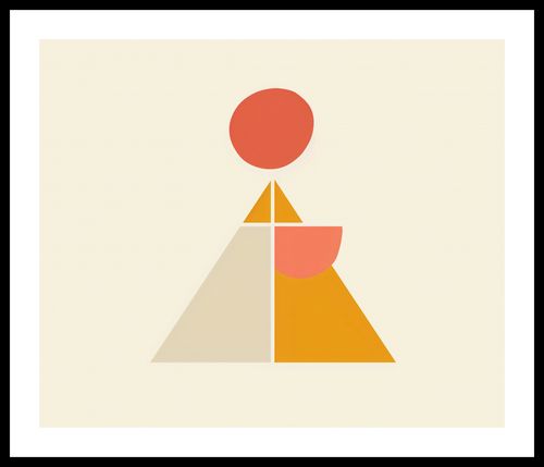 Plakat 60x50cm Piramida Równowagi na Arena.pl