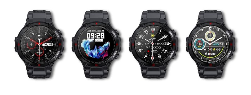 smartwatch giewont czarny gw430-1 zdjęcie 3