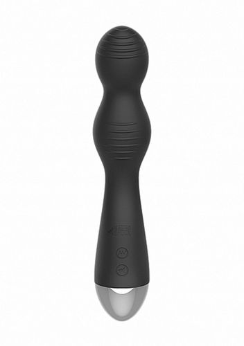 Remote Controlled E-Stim & Vibrating G/P-Spot Vibrator - Black na Arena.pl