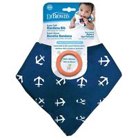 Dr. Brown's Chustka, apaszka, śliniak z gryzakiem - kotwice