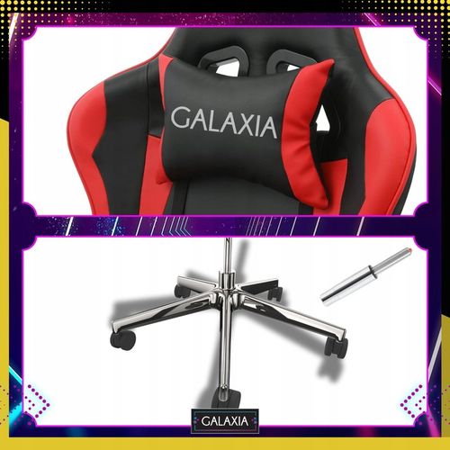 FOTEL GAMINGOWY BIUROWY Obrotowy Z Podnóżkiem Kubełkowy Krzesło Gamingowe na Arena.pl