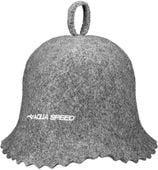 Filcowa czapka do sauny AQUA SPEED ochronna L - szara