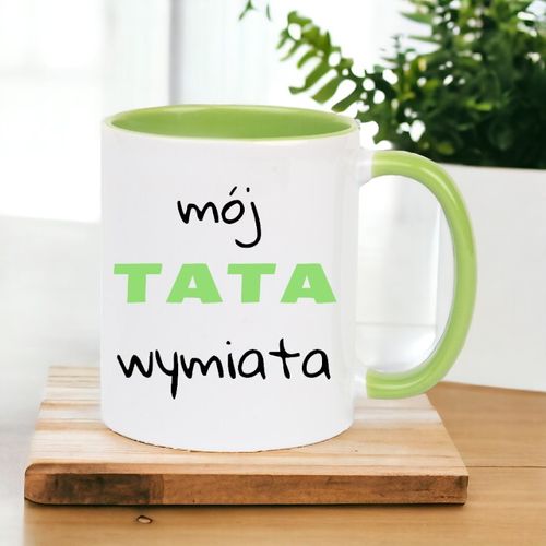 Kubek z nadrukiem prezent na DZIEŃ OJCA dla TATY Mój TATA na Arena.pl