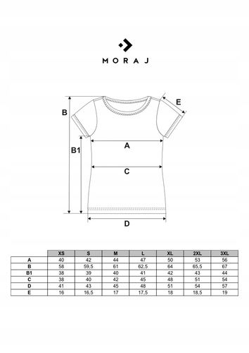 T-shirt Koszulka Damska Bawełna Slim Fit z Napisami Biło-Czerwona MORAJ - S na Arena.pl