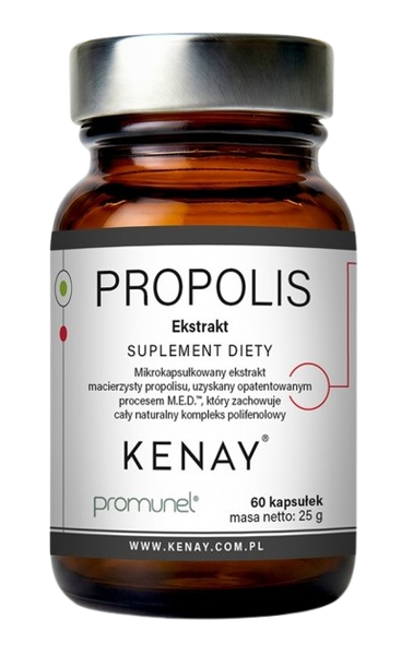 KENAY Propolis - ekstrakt (60 kaps.) zdjęcie 1