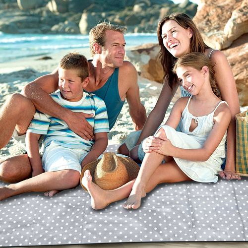 Koc piknikowy 200x200 groszki na Arena.pl