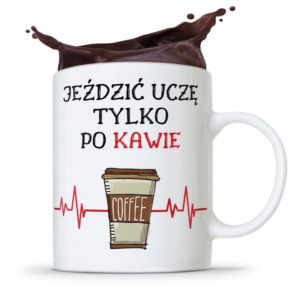 Dla Instruktora Kubek Prezent Ucze Po Kawie Z Nadrukiem Ze Zdjęciem zdjęcie 1
